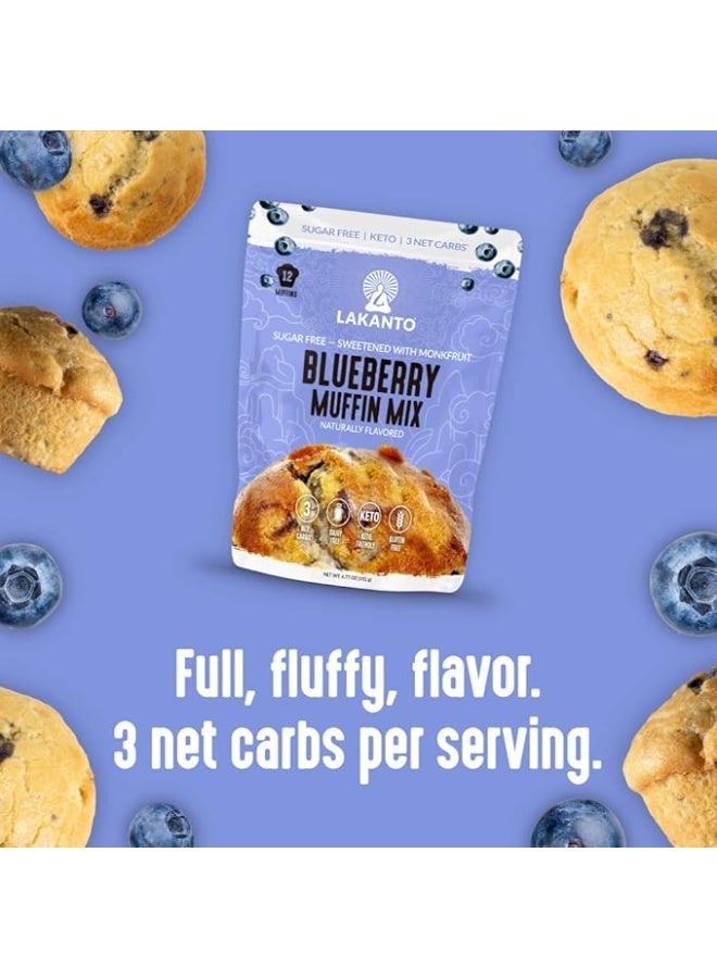 LAKANTO Lacanto, Blueberry Muffin Mix, 6.77 oz (192 g) - Image 3